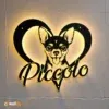 RGB LED Metal Sign 1