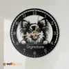 Laser Cut Metal Wall Clock