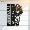 Metal Address Sign 1