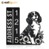 Metal Address Sign 2