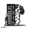 Metal Address Sign 1