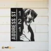 Metal Address Sign 2