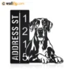 Metal Address Sign 1