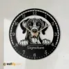 Laser Cut Metal Wall Clock