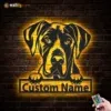 RGB LED Metal Sign 4
