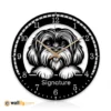 Laser Cut Metal Wall Clock