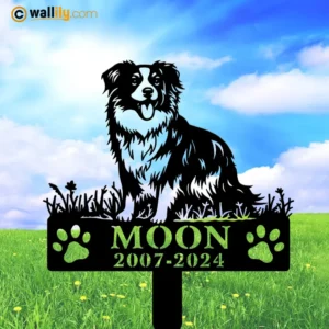 Miniature American Shepherd for Dog Lovers – Personalized Memorial Stake, Address Sign, LED Decor, Clock & More | Wallily