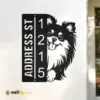Metal Address Sign 1