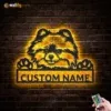 RGB LED Metal Sign 3