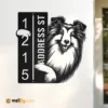 Metal Address Sign 2