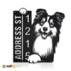 Metal Address Sign 1