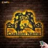 RGB LED Metal Sign 3