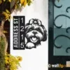 Metal Address Sign 2