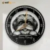 Laser Cut Metal Wall Clock