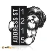 Metal Address Sign 1