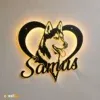 RGB LED Metal Sign 3