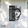 Metal Address Sign 2