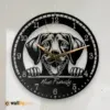 Laser Cut Metal Wall Clock