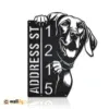 Metal Address Sign 1