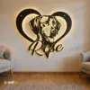 RGB LED Metal Sign 2
