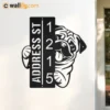 Metal Address Sign 2