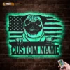RGB LED Metal Sign 4