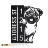 Metal Address Sign 1