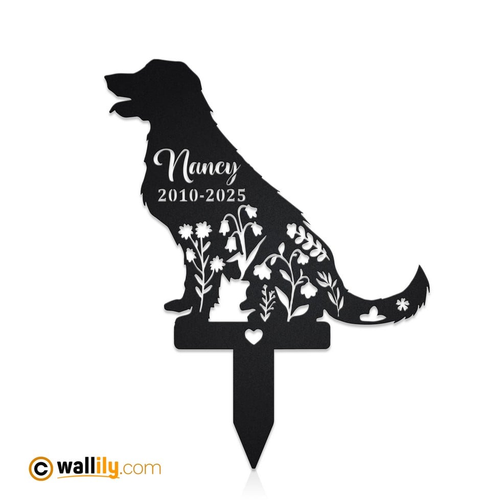 dog memorial stake