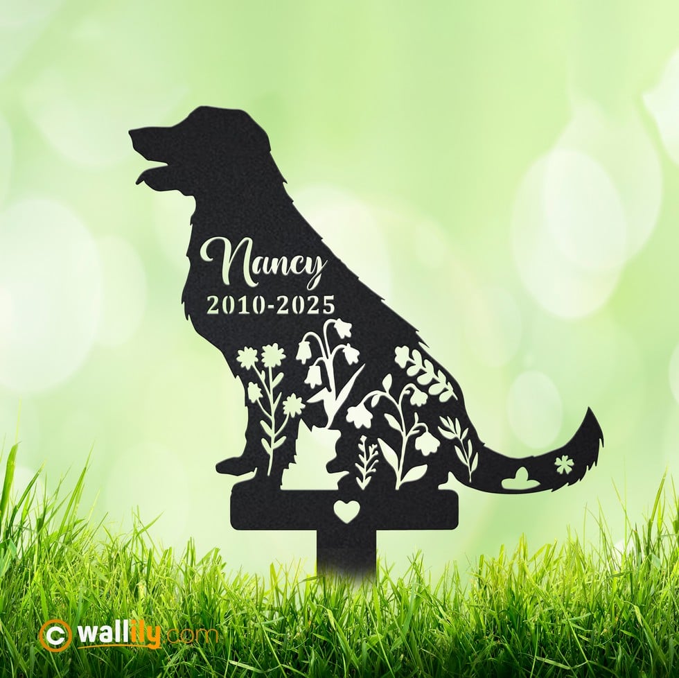 dog memorial stake
